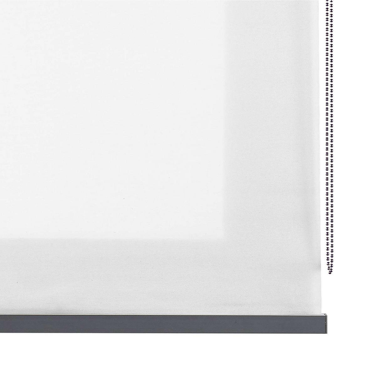 ROLLO| Weiß, 120 cm x 250 cm - Weiß, Kunststoff (120/250cm) - STORESDECO