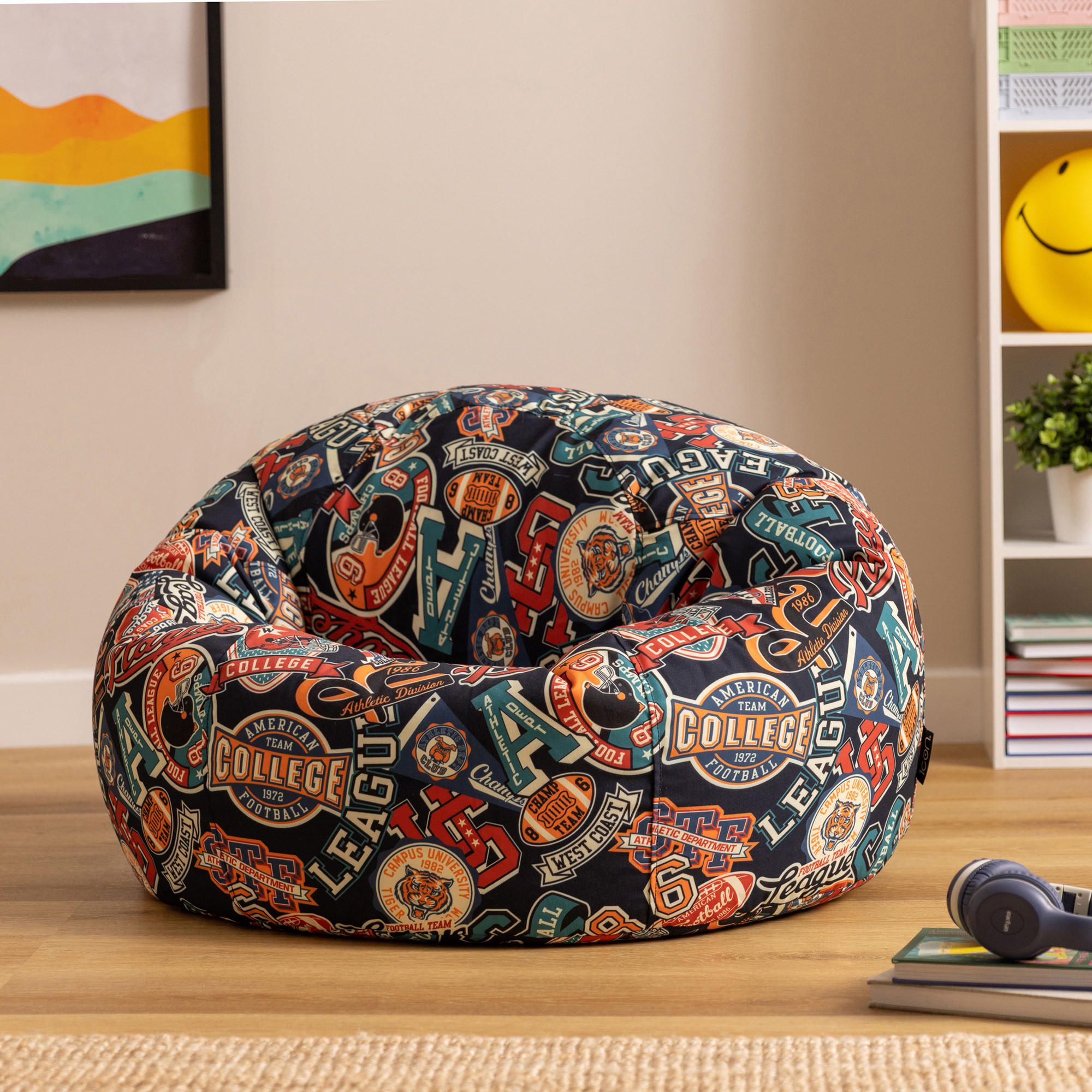 KINDERSITZSACK Kingston Varsity - Multicolor, Textil (80/45/80cm) - icon