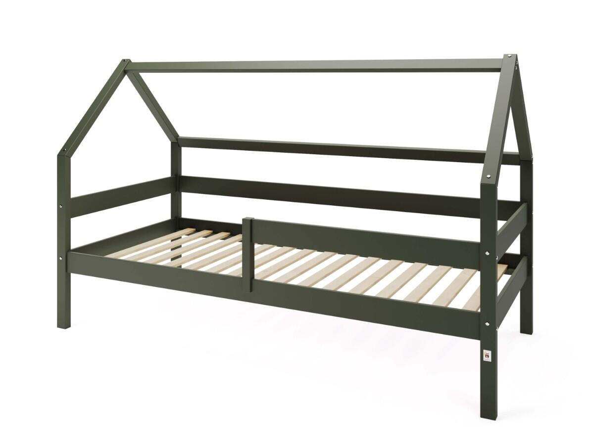 HAUSBETT SOLE Grün 97x211x134 cm - Grün, Holz - FURNLUX