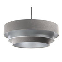 HÄNGELEUCHTE Grau 60/20 cm - Grau, Kunststoff (60/1/20cm) - ONZENO