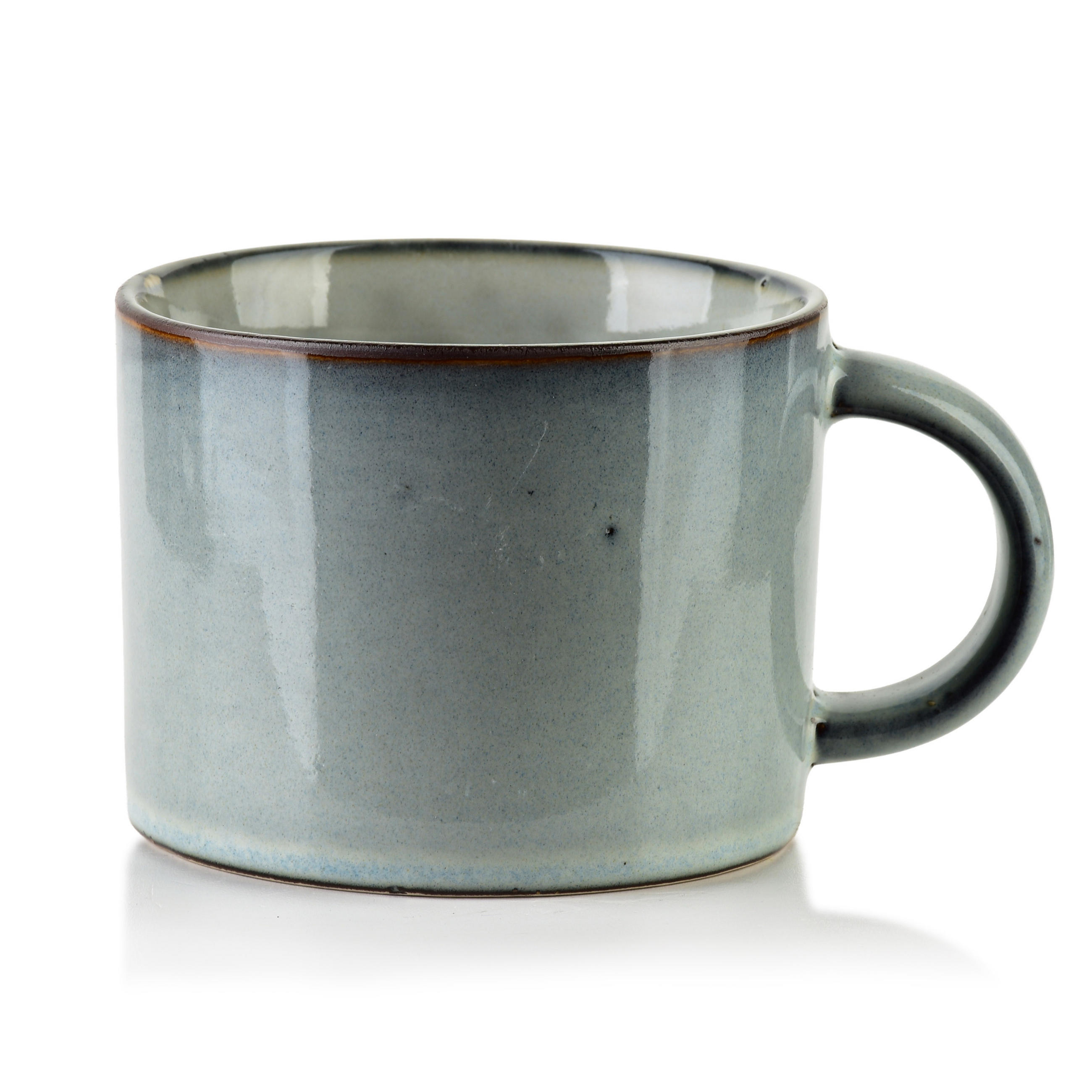 BECHER Basic Nature 13/10/7,5cm Keramik - Blau, Keramik (0.35L) - Mondex