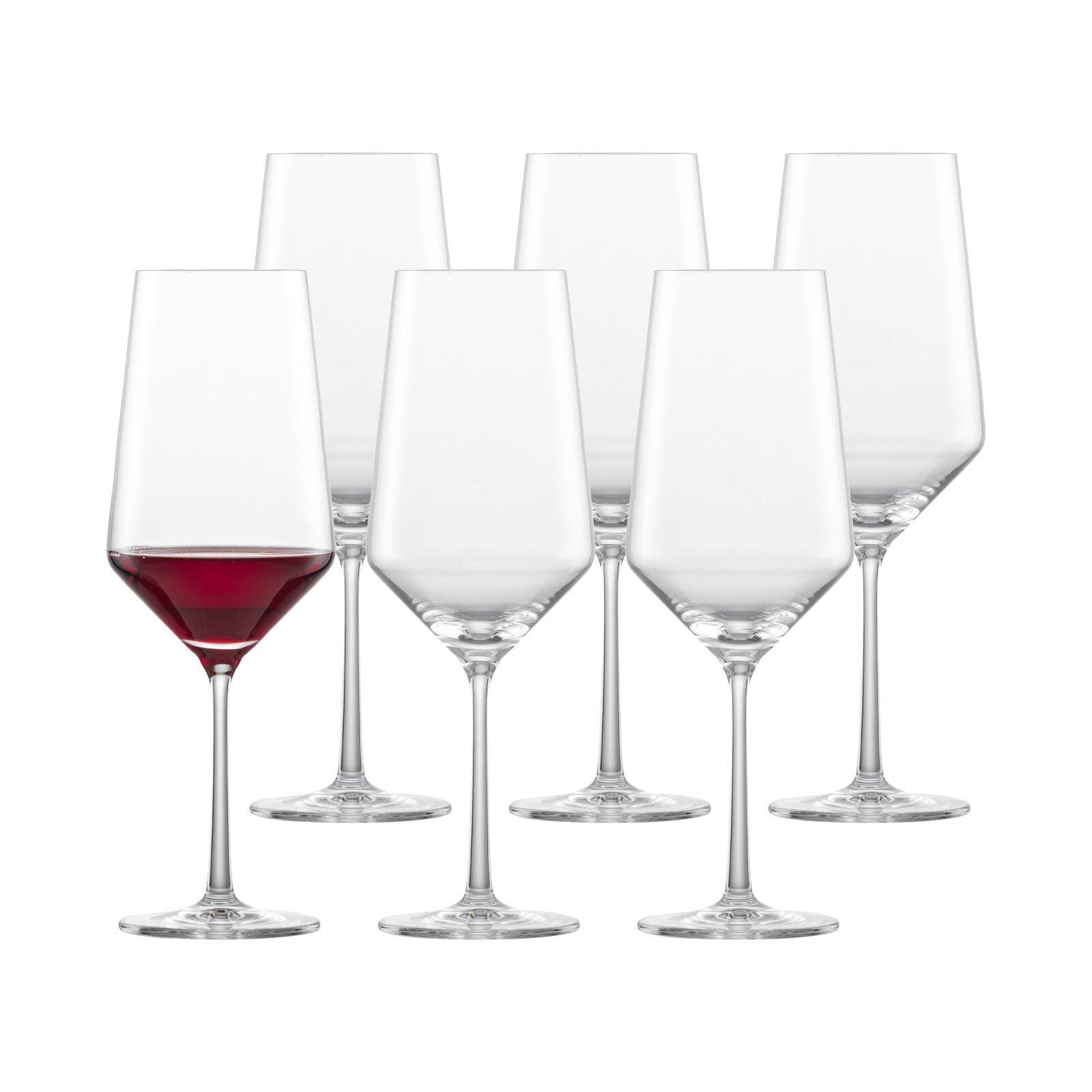BORDEAUX ROTWEINGLÄSER Pure transparent 680 ml 6er Set - Transparent, Glas (0.68L) - Zwiesel Glas