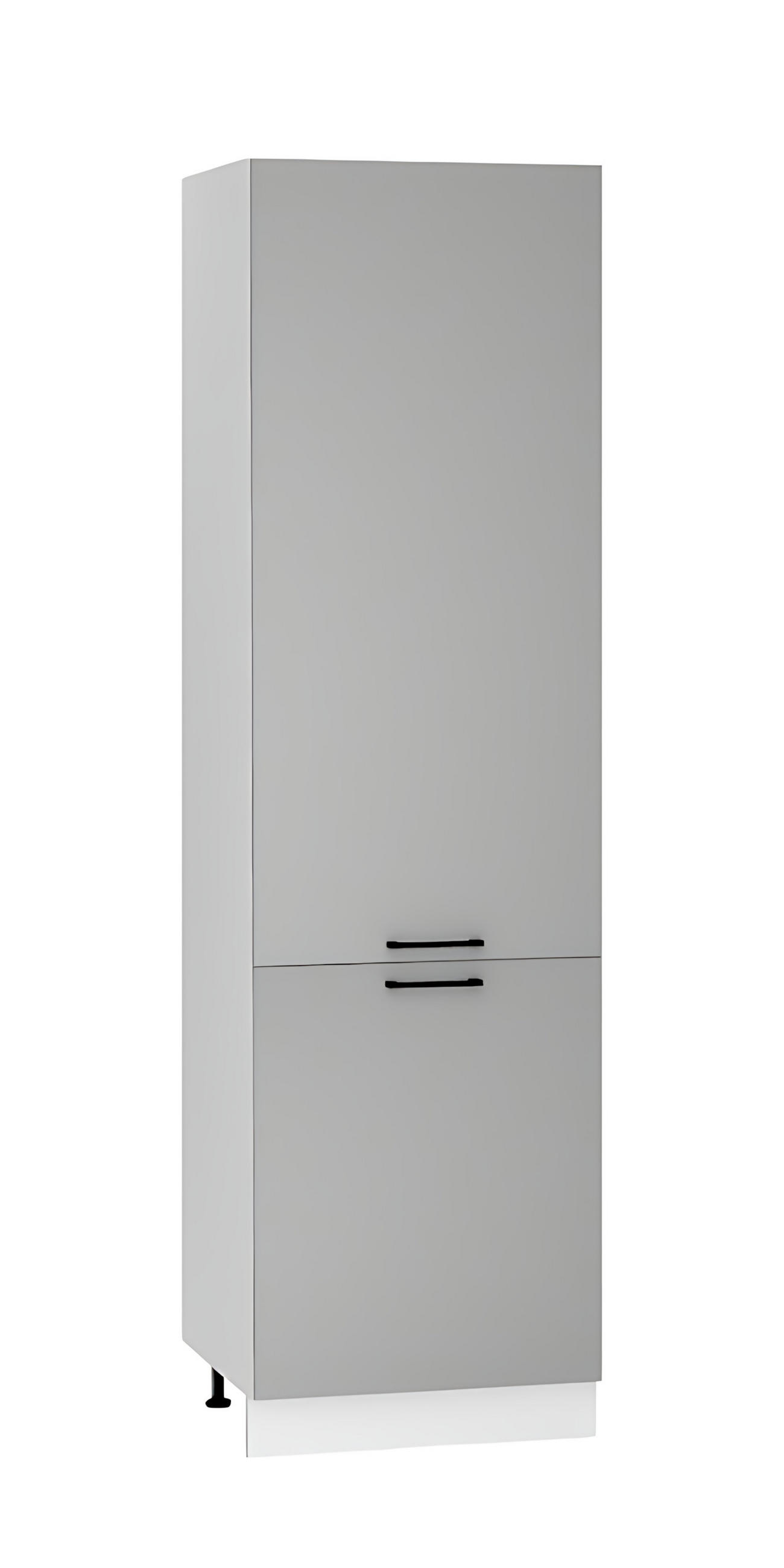 HOCHSCHRANK D60SŁ P/L – Morvex – Hochwertiges Design Konzept – Grau / Matt - Grau, Holzwerkstoff/Metall (60/213.3/56cm) - ROYAL24_MARKT