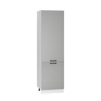 HOCHSCHRANK D60SŁ P/L – Morvex – Hochwertiges Design Konzept – Grau / Matt - Grau, Holzwerkstoff/Metall (60/213.3/56cm) - ROYAL24_MARKT