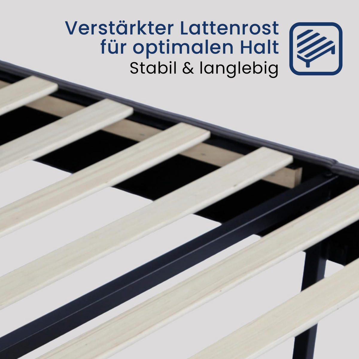 POLSTERBETT 160x200 cm Grau samt - Grau, Textil (160/200cm) - Home Collective