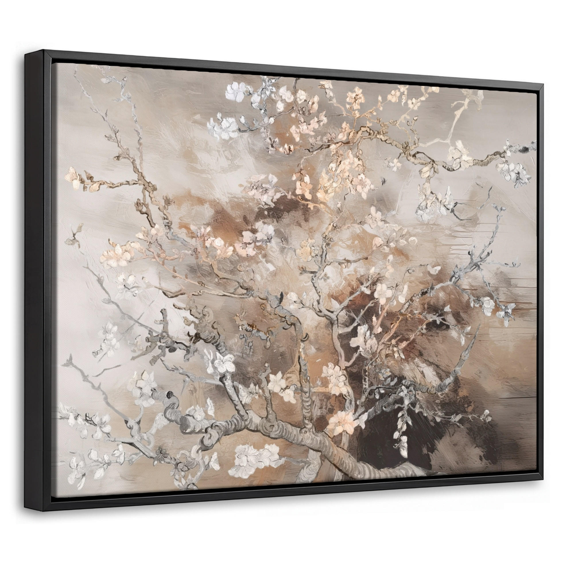 MuchoWow Leinwand Braun 40x30 cm
