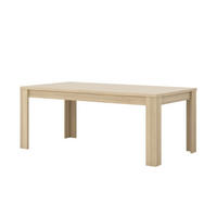 ESSTISCH LUNO 190 x 100 x 75,6 cm - Eichefarben/Schwarz, Holz (190/100/75.6cm) - MASSENO
