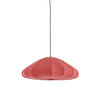 HÄNGELAMPE Cesano Rosa Ø64/25 cm - Pink, Textil (64/64/25cm) - Light & Living