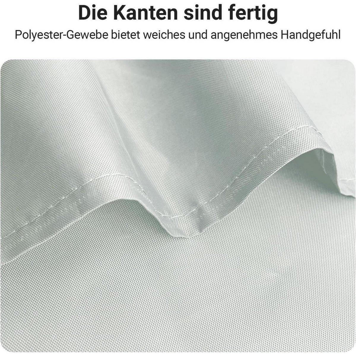 DUSCHVORHANG Grau 100 x 200 cm Textil Wasserabweisend Waschbar - Grau, Textil (100/200cm)