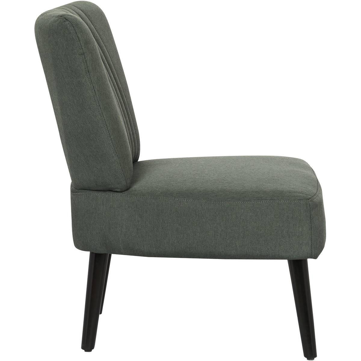 SESSEL aus Stoff "Zoé"- Dunkelgrau - Dunkelgrau, Textil (72/64cm) - Habitat Garten