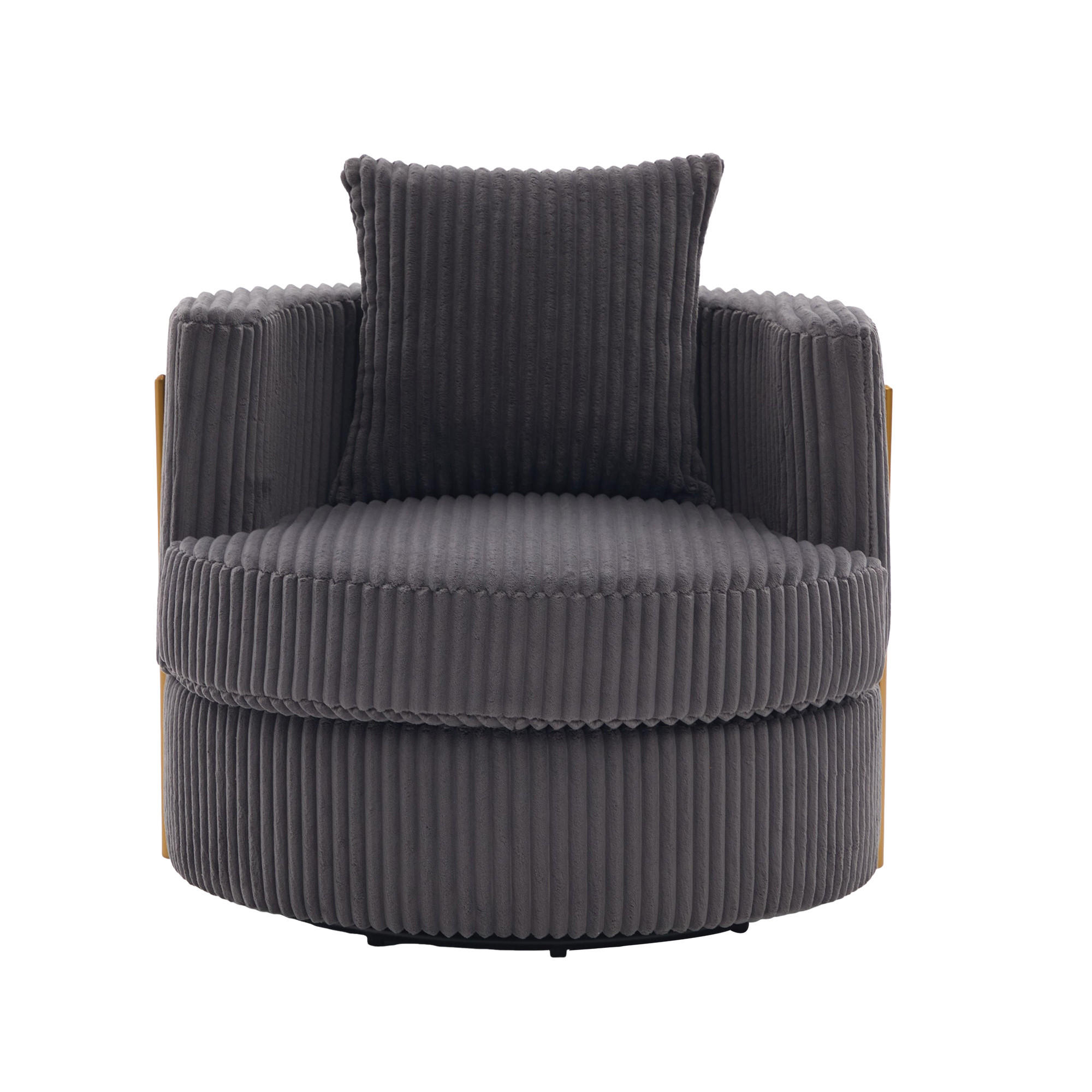 SESSEL DE-33906 360° drehbar mit Stauraum Grau - Grau, Metall (76/78/79cm) - ComfortXL