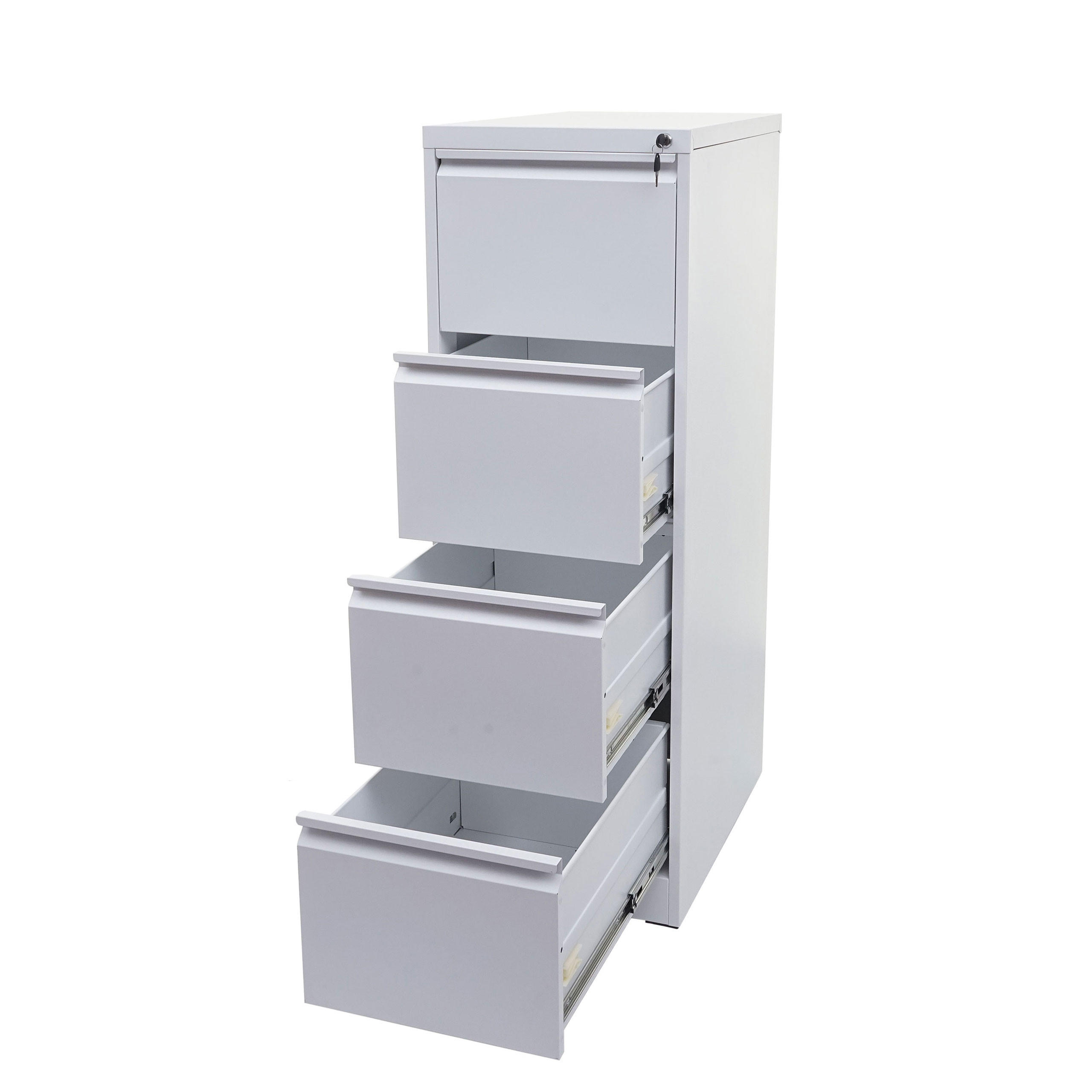 HÄNGEREGISTERSCHRANK Weiß - Weiß, Metall (46/134/62cm) - MCW