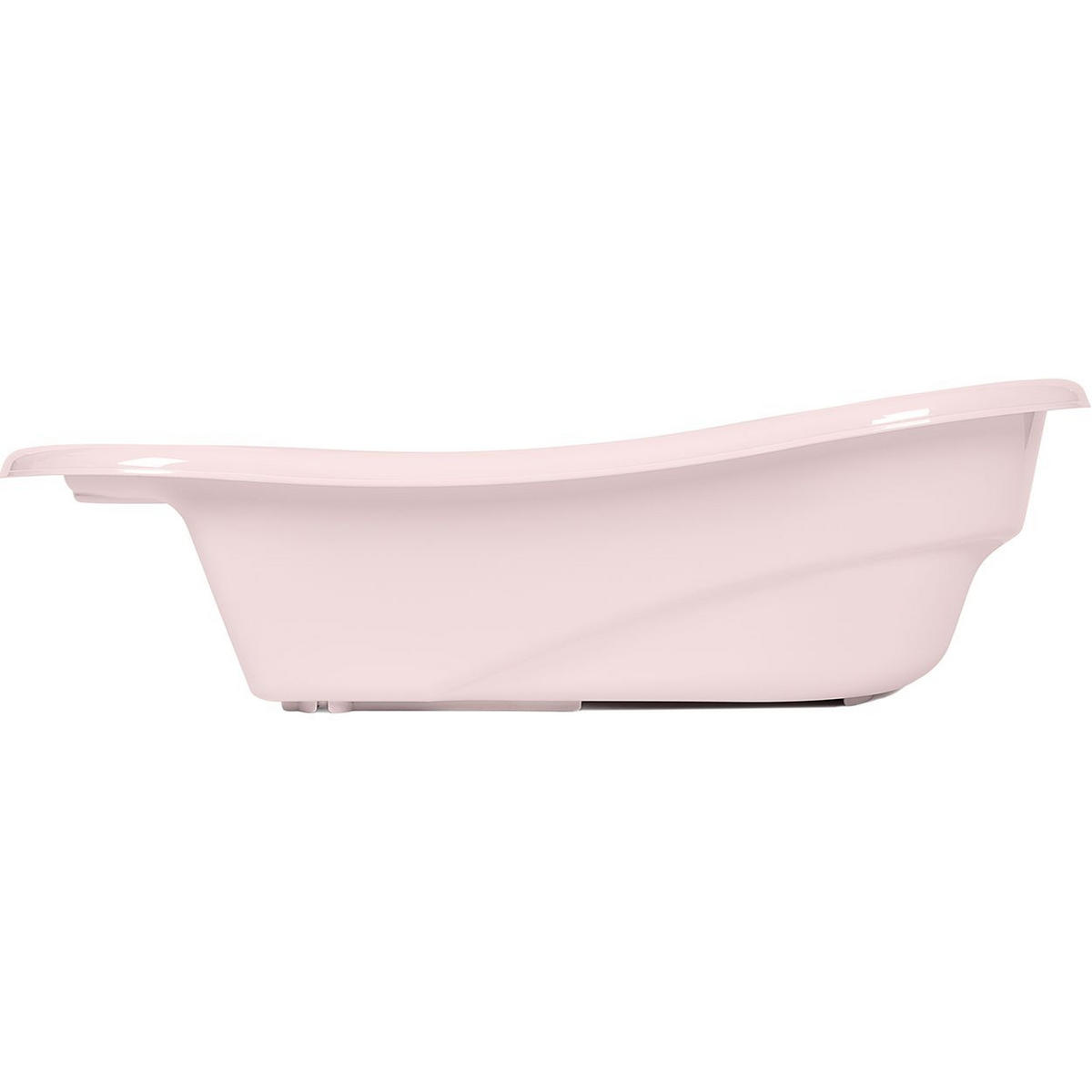 BABYBADEWANNE Hippo rosa anatomisch geformt, 94 cm, integrierter Thermometer - Rosa, Kunststoff (53/94cm) - Kikka boo