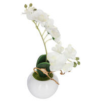 ORCHIDEE im Topf 13/13/28 cm - Weiß, Kunststoff (28cm) - Atmosphera Createur d´interieur