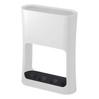 SCHIRMSTÄNDER Ovaler 6979 Weiß Plastik 28/20.8/7.6 cm - Weiß, Kunststoff (20.8/28/7.6cm) - Yamazaki