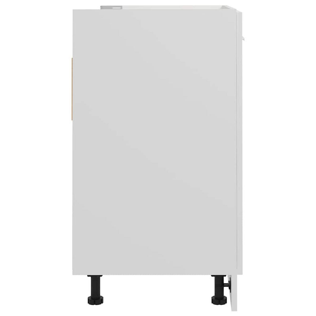 SPÜLENUNTERSCHRANK Lyon Weiß 80/46/81,5 Cm Holzwerkstoff - Weiß, Holz (80/46/80cm) - vidaXL