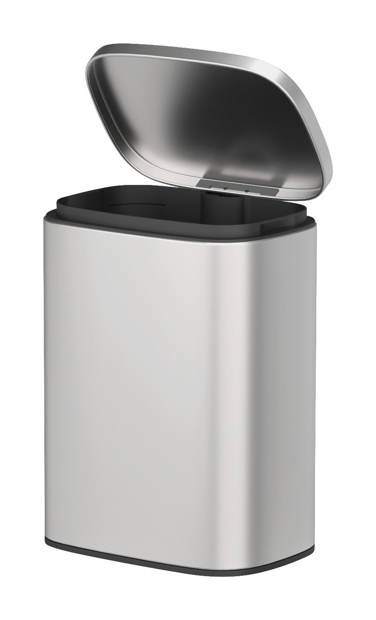 ABFALLEIMER zum Aufhängen Sare 5 l 19/21,5/29,5 cm - Silberfarben, Metall (21.5/29.5/19cm) - Wenko