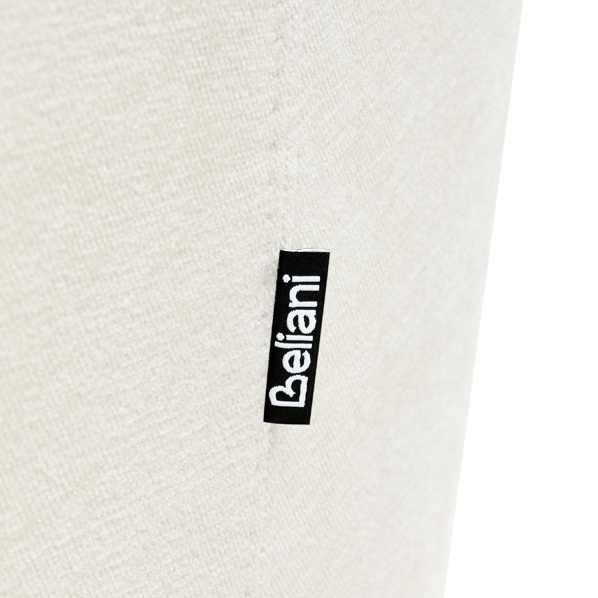 SESSEL Chenillegewebe Weiß Eiby - Weiß, Textil (84/80/90cm) - Beliani
