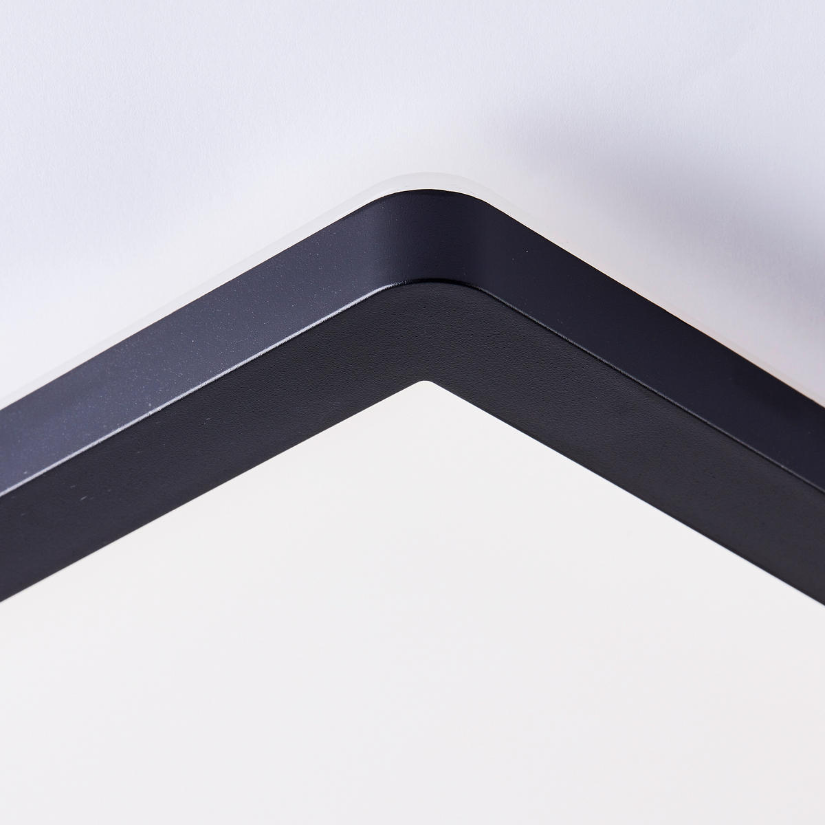 DECKENAUFBAU-PANEEL Milton G99877A76 - Schwarz, Metall (42/42/2.6cm) - Brilliant
