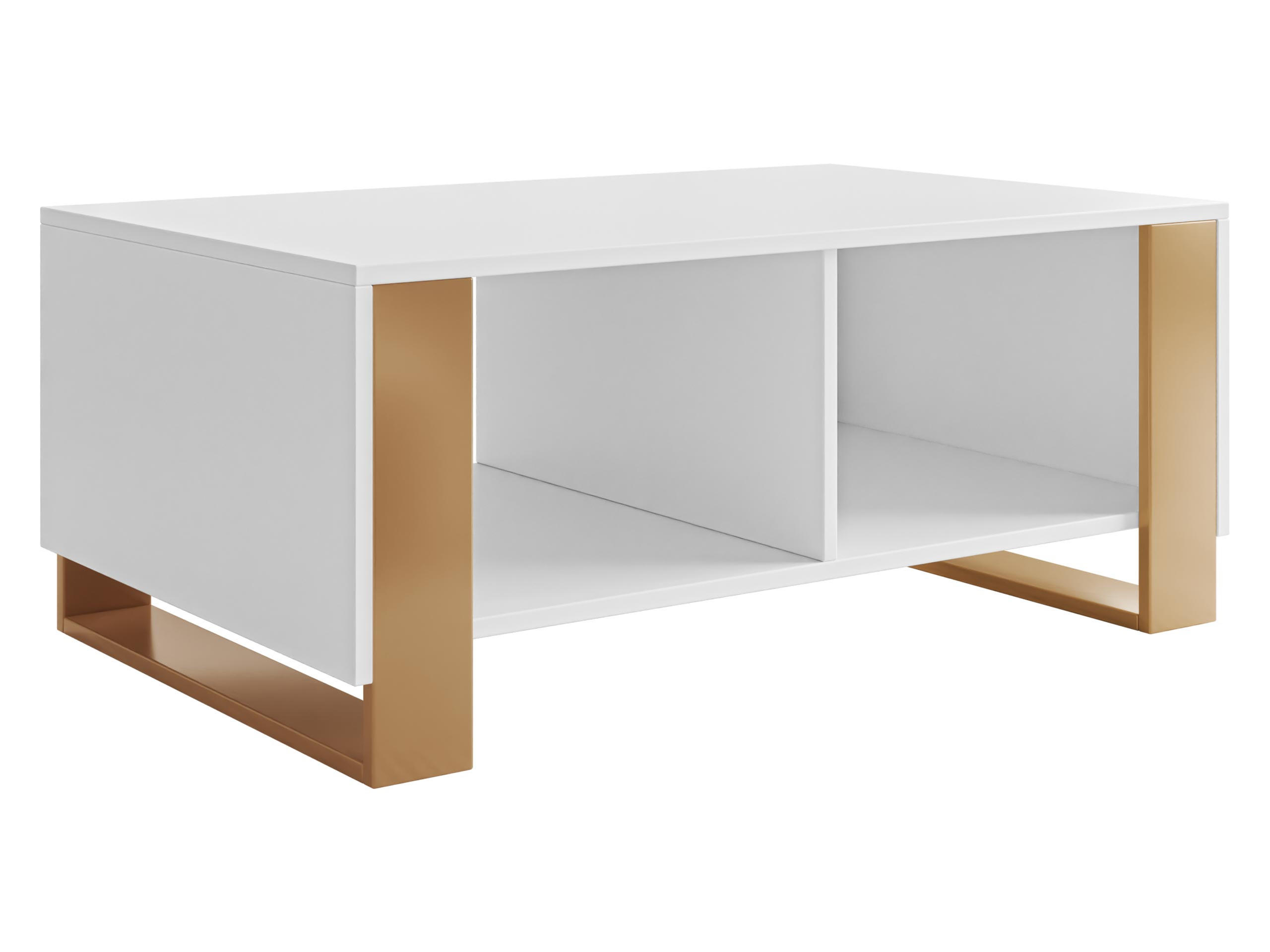 COUCHTISCH Loutio - Weiß, Holzwerkstoff (60/95/40cm) - MIRJAN24