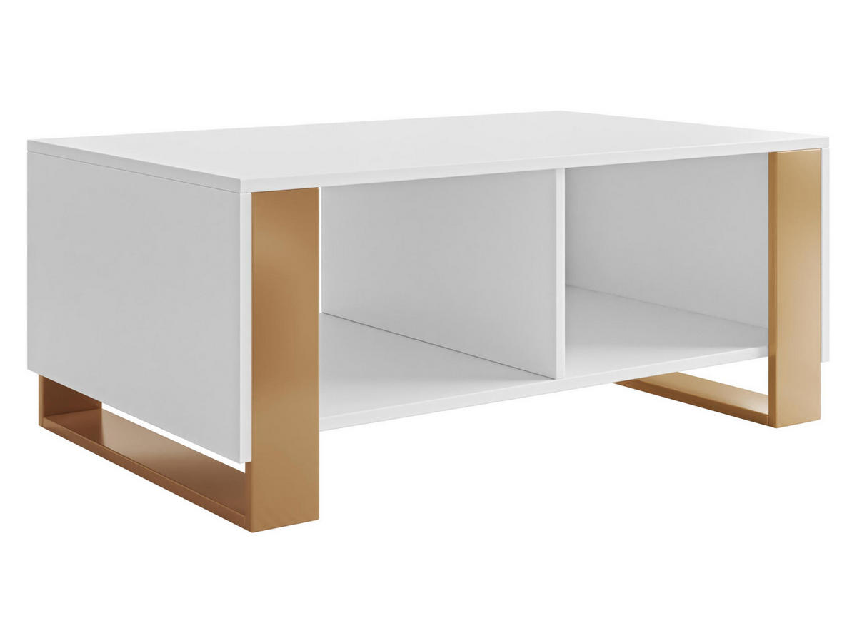 COUCHTISCH Loutio - Weiß, Holzwerkstoff (60/95/40cm) - MIRJAN24