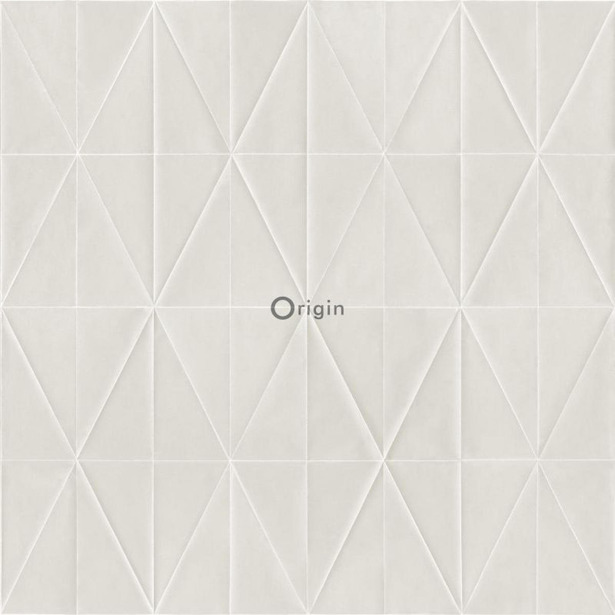 TAPETE grafische Form 53 cm x 10.05 m - Weiß, Papier (53/1000cm) - Origin Wallcoverings