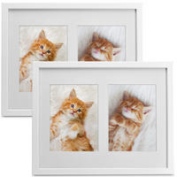 BILDERRAHMEN Galeria 9x13cm Weiß (2tlg) - Weiß, Holzwerkstoff (19/2/25cm) - BoMoe