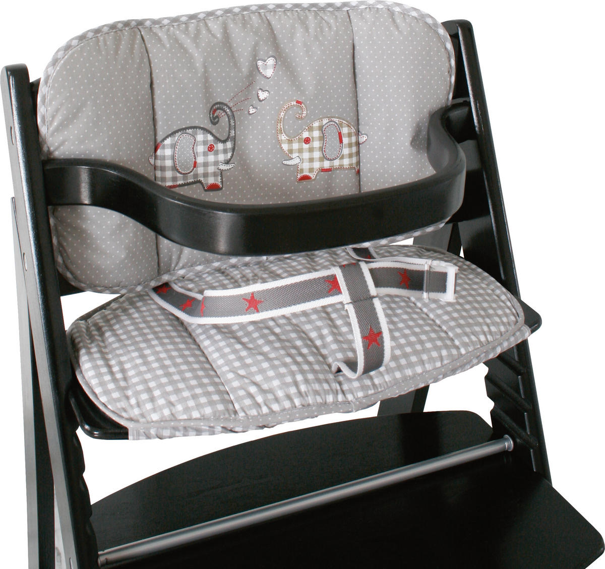 HOCHSTUHL-SITZVERKLEINERER 2-teilig Jumbo twins grau - Grau, Textil (27/59/43cm) - Roba