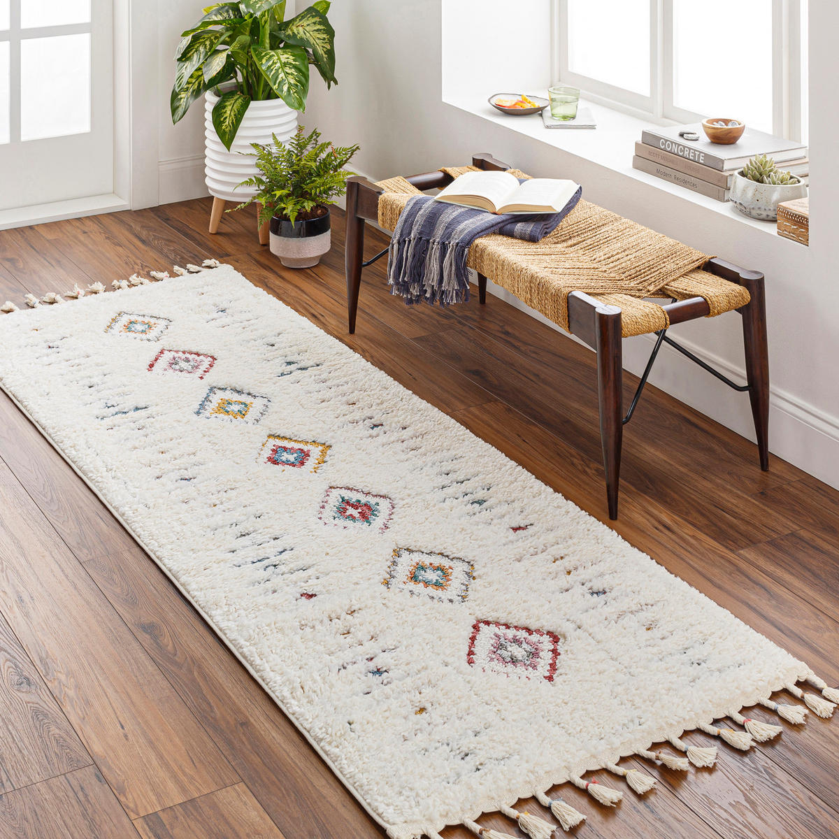 HOCHFLORTEPPICH 80/220 cm Elfenbein - Creme, Textil (80/220cm) - LIVABLISS