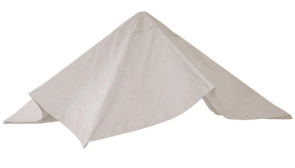 ERSATZ-BEZUG FÜR SCHIRM Ecru - Ecru, Textil (335/335cm) - MCW