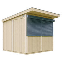 VERKAUFSSTAND - 5,9m² - H240x248x305 cm - LP Smartside Paneelbauweise - Timbela M950 - Beige, Holzwerkstoff (248/240/305cm) - Timbela
