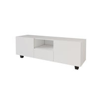 LOWBOARD ELIO-S 140x50x41 cm - Weiß - Schwarz/Weiß, Holzwerkstoff (140/50/41cm) - ALTDECOR