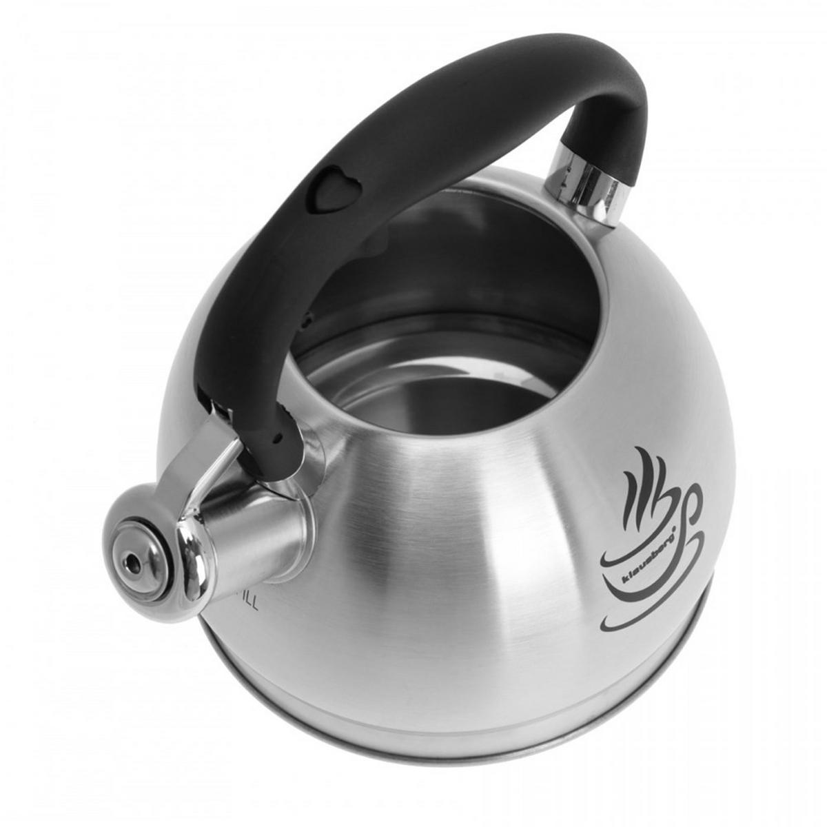 WASSERKESSEL Silber 20/15/19 cm KB7044 - Silberfarben, Metall (20cm) - Klausberg 
