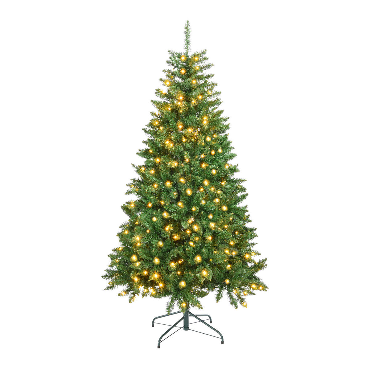 WEIHNACHTSBAUM Grün 105/105/180 cm - Grün, Kunststoff (180cm) - Mobili Rebecca