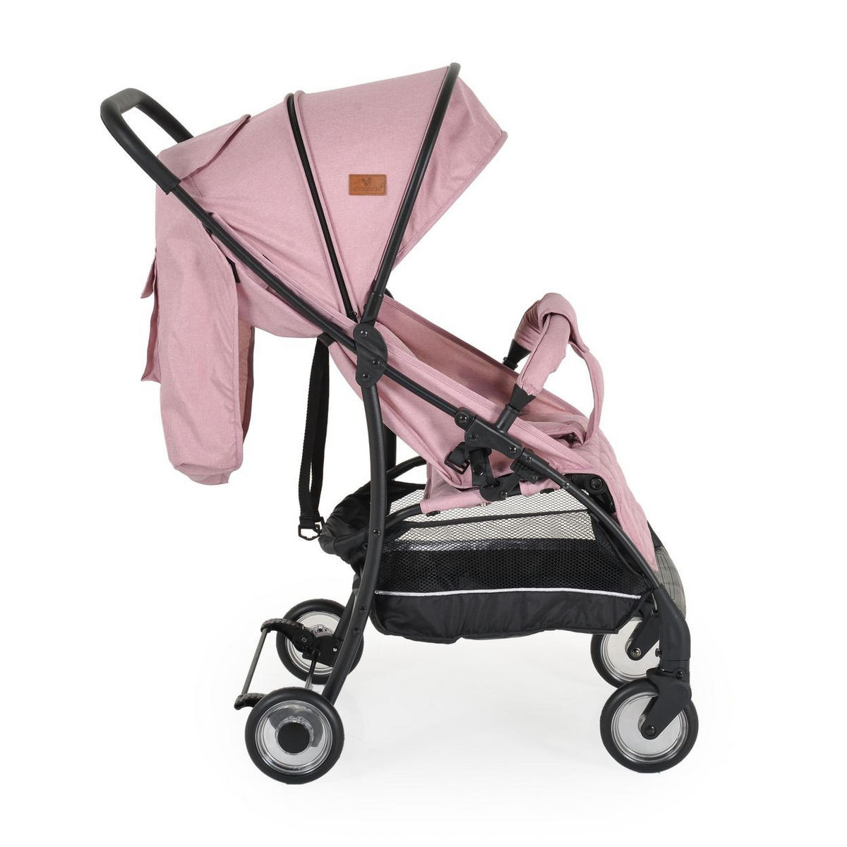 KINDERWAGEN London pink Buggy, Aluminiumrahmen, verstellbare Rückenlehne - Rosa, Metall (80/48/95cm) - Cangaroo