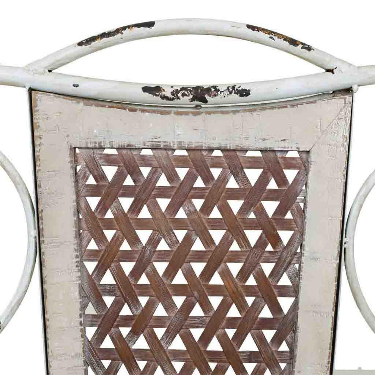 METALLBANK, Grau, 129x57x95 cm - Grau, Metall (129/95/56.5cm) - Wanderlust