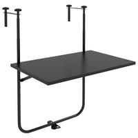 BALKONHÄNGETISCH, Schwarz, Metall - Schwarz, Metall (62/60/85.5cm) - Outsunny