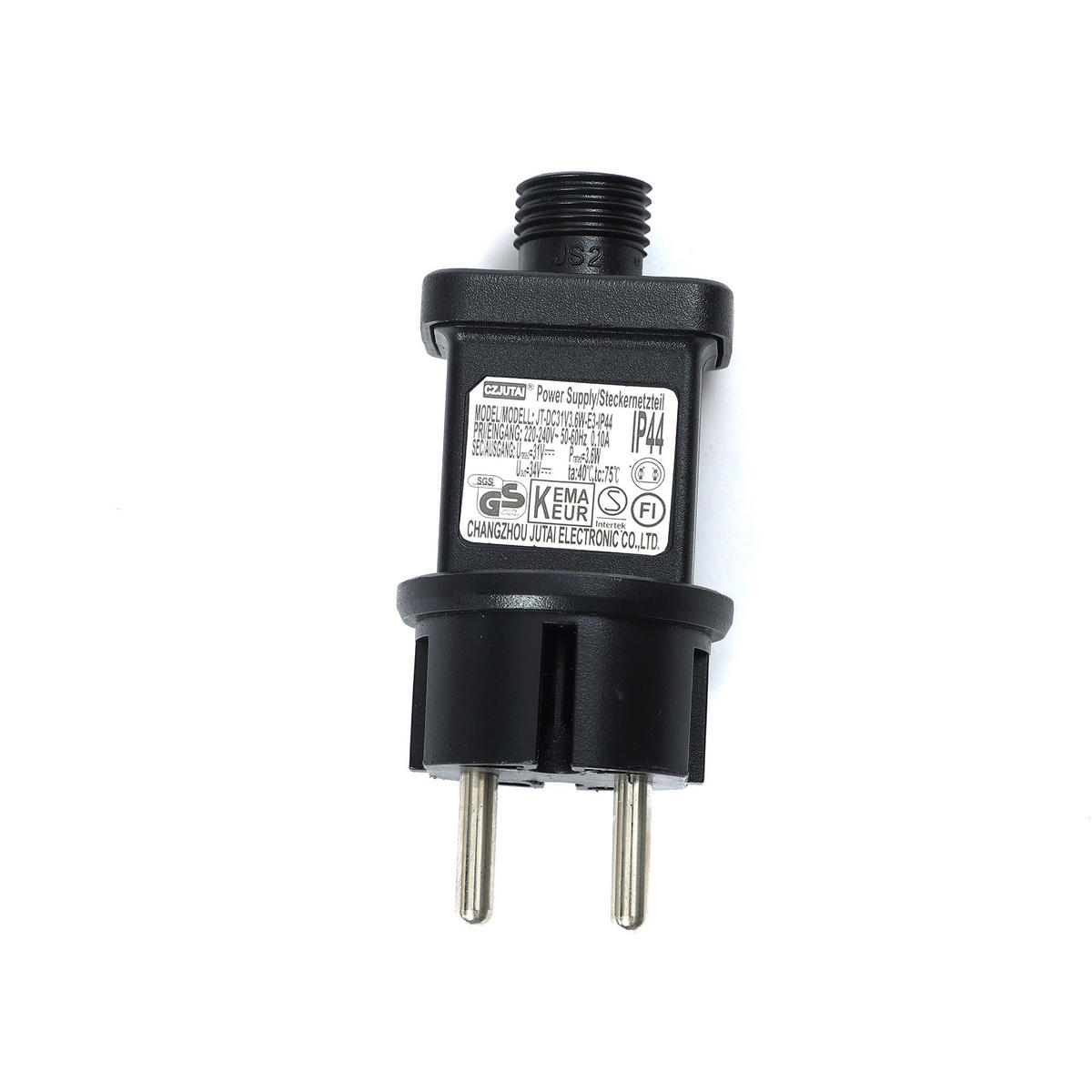 LED-SCHNEEMANN Deko,warmweiß & IP44 | 40 LEDs,90 cm - Weiß, Textil (69/90/34cm) - Hometopia