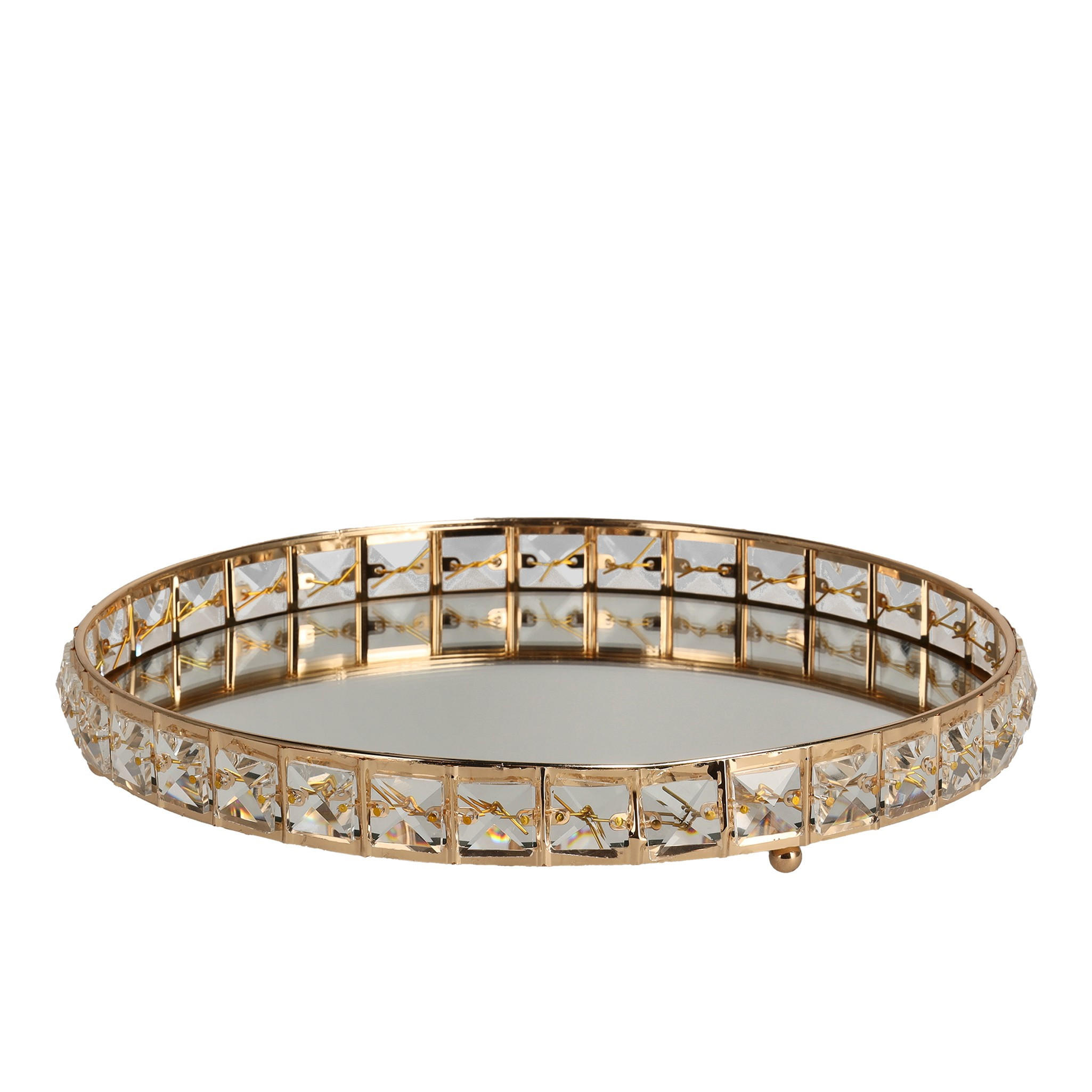 TABLETT Glis - Goldfarben, Metall (30/4cm) - home&you