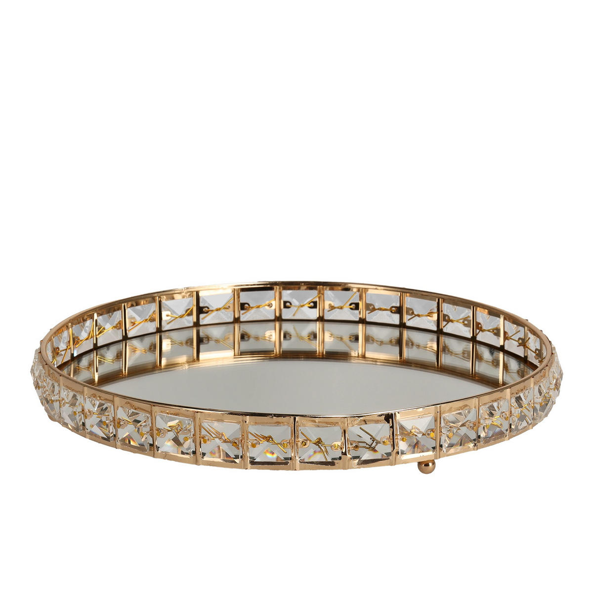 TABLETT Glis - Goldfarben, Metall (30/4cm) - home&you