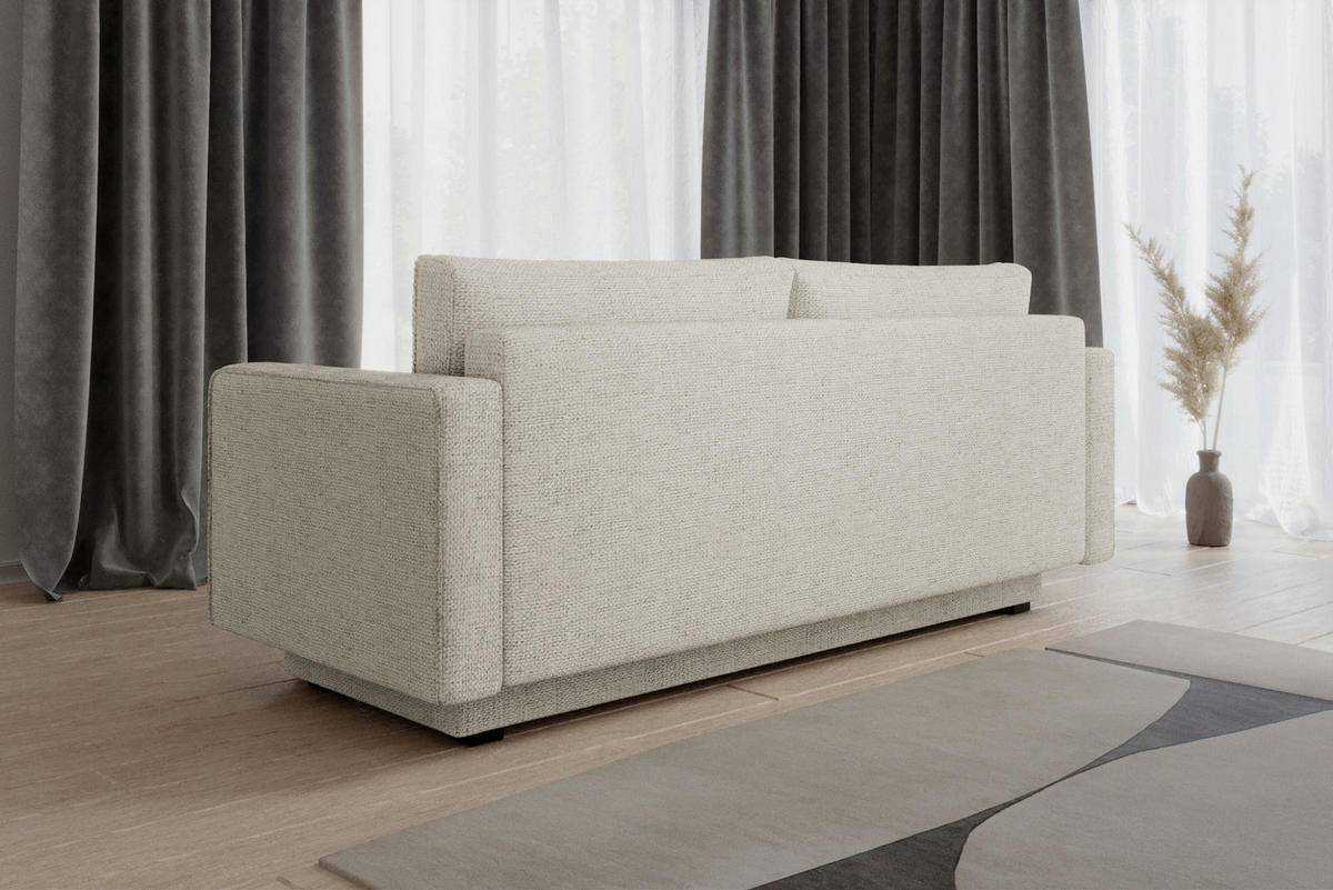 SCHLAFSOFA - Marbella - Creme (IMO 05) - Creme, Holz (230/90/97cm) - Möblo
