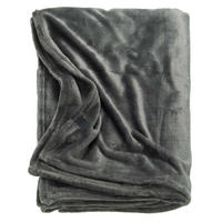 KUSCHELDECKE SMOOTH - Anthrazit, Textil (140/200cm) - Schöner Wohnen