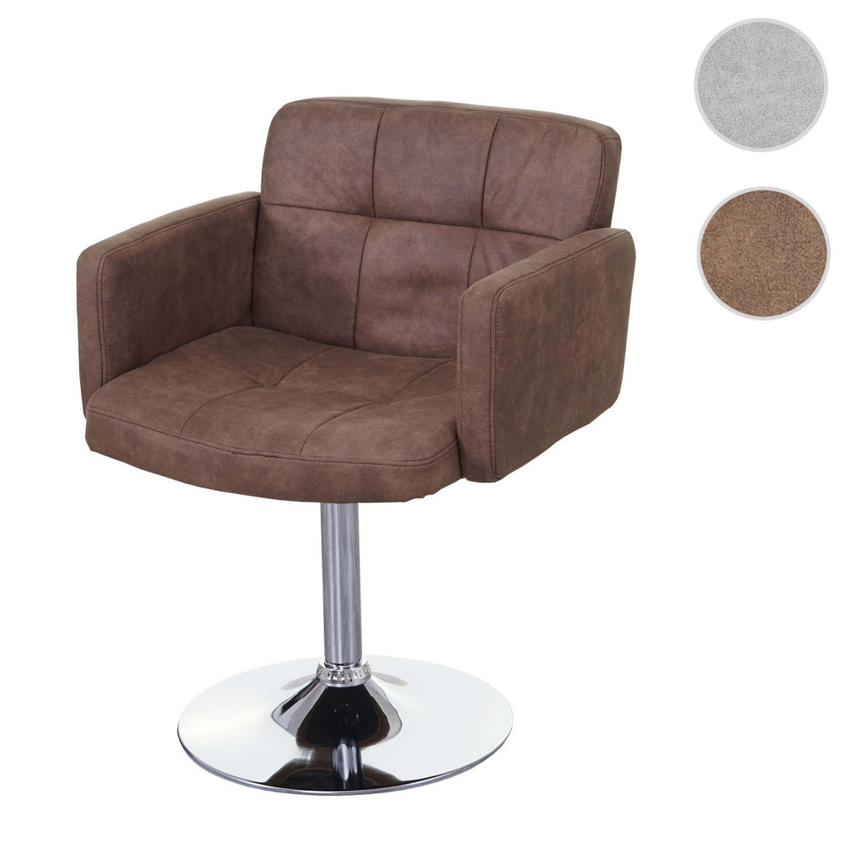 ESSZIMMERSTUHL Braun - Braun, Textil (60/80/55cm) - MCW