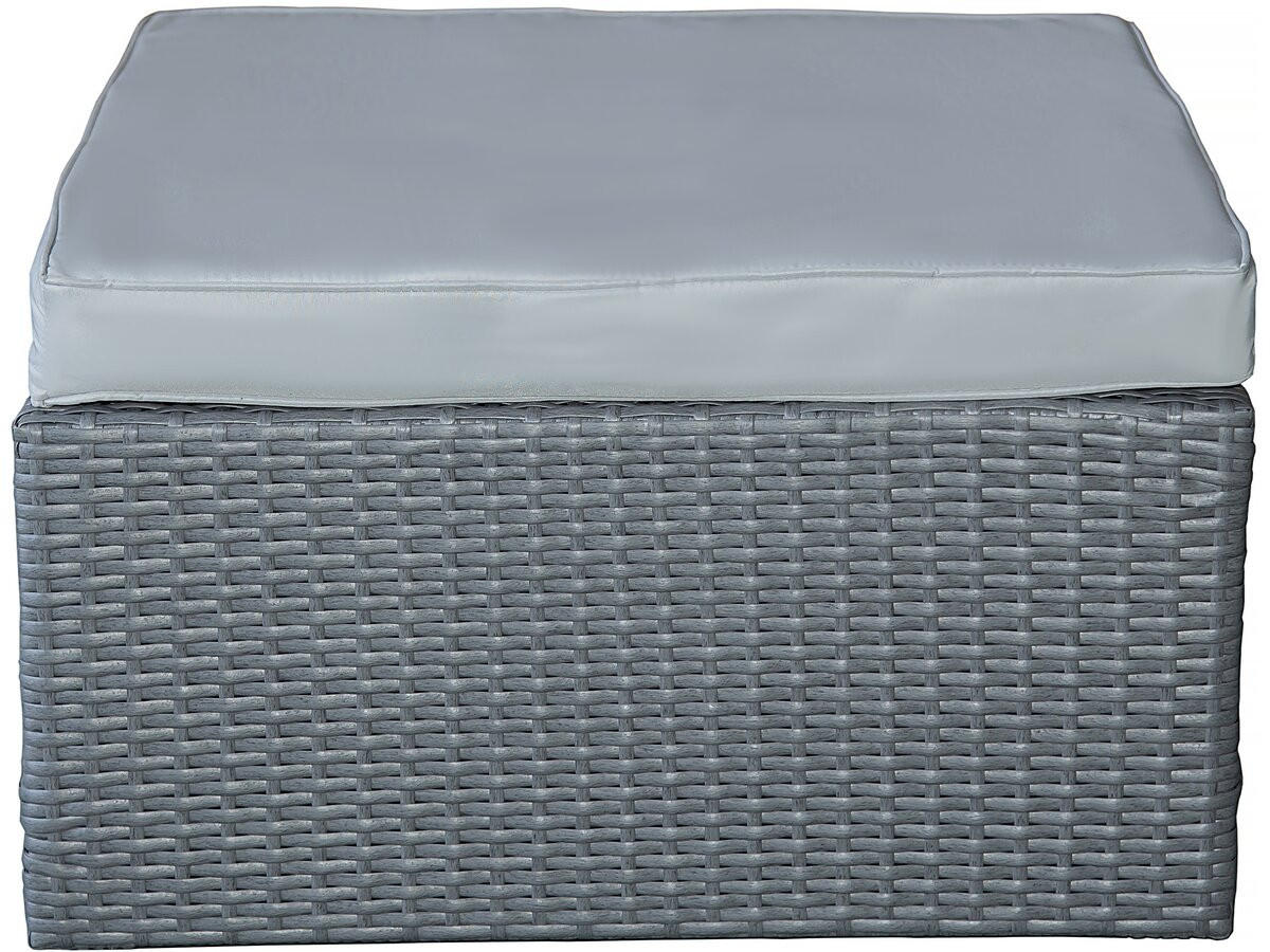 GARTENSITZGRUPPE diya Grau - Hellgrau, Kunststoff - Habitat Garten