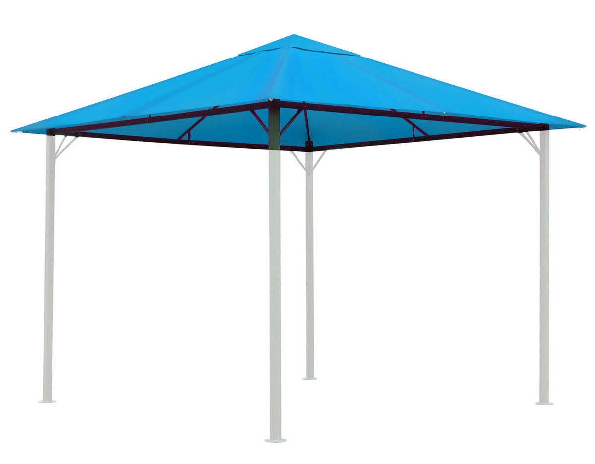 ERSATZDACH Pavillon 3/3 m Himmelblau - Blau, Textil (297/1/297cm) - QUICK STAR