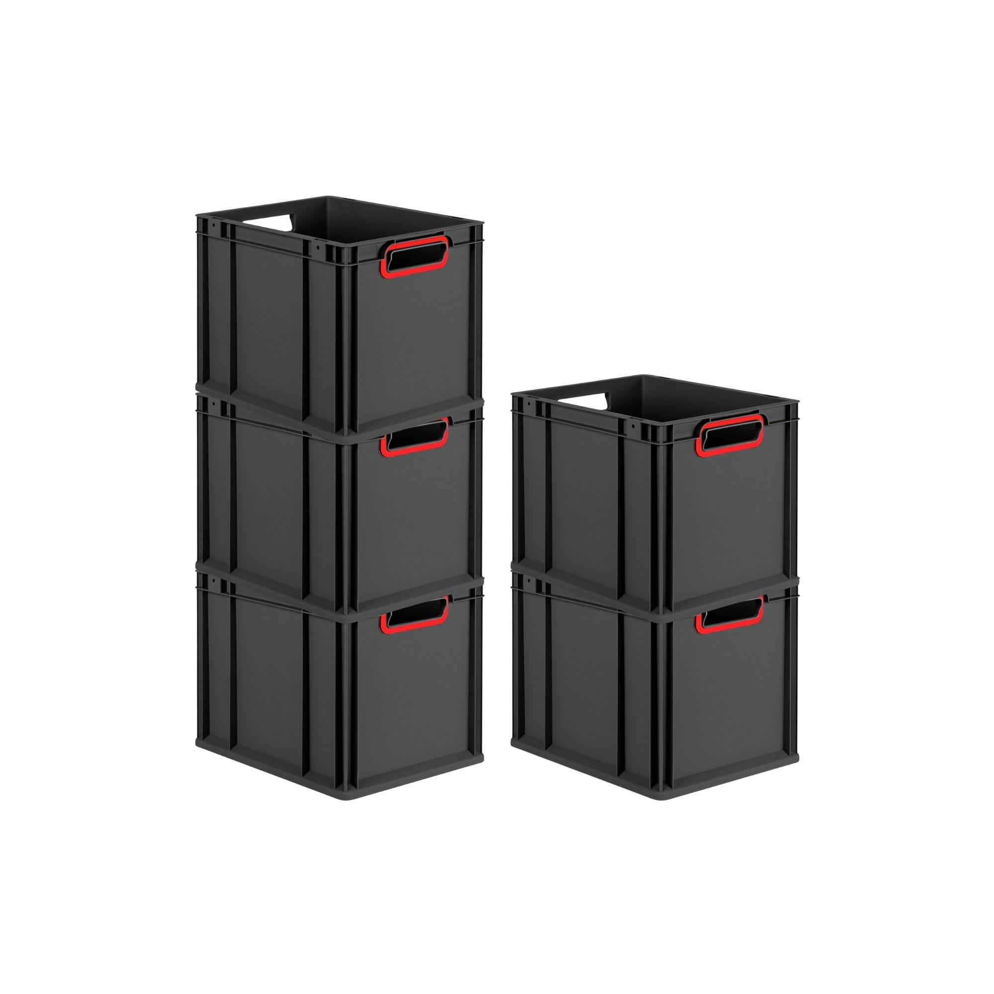 Proregal Eurobox Schwarz, Rot 30x32x40 cm