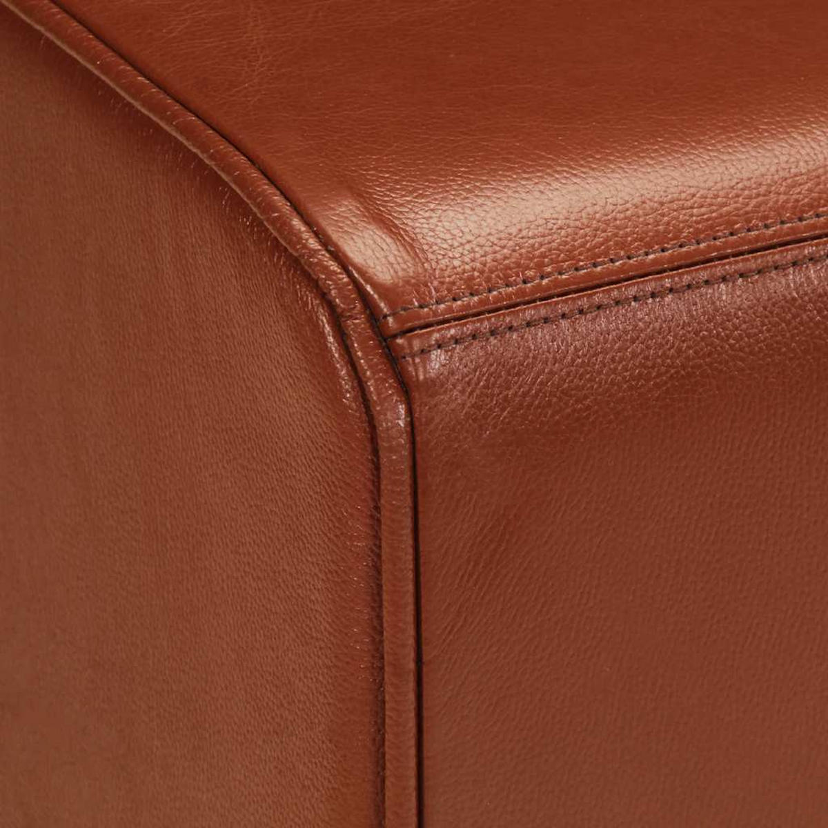 SITZBANK Pfero Turnbock Braun 110 cm Braun Echtleder - Braun, Leder (110/46/30cm) - DELUKE