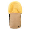 LAMMFELL-BABYSCHALENFUSSSACK Emma, sand - Beige, Fell (37/7/80cm) - Kaiserbaby