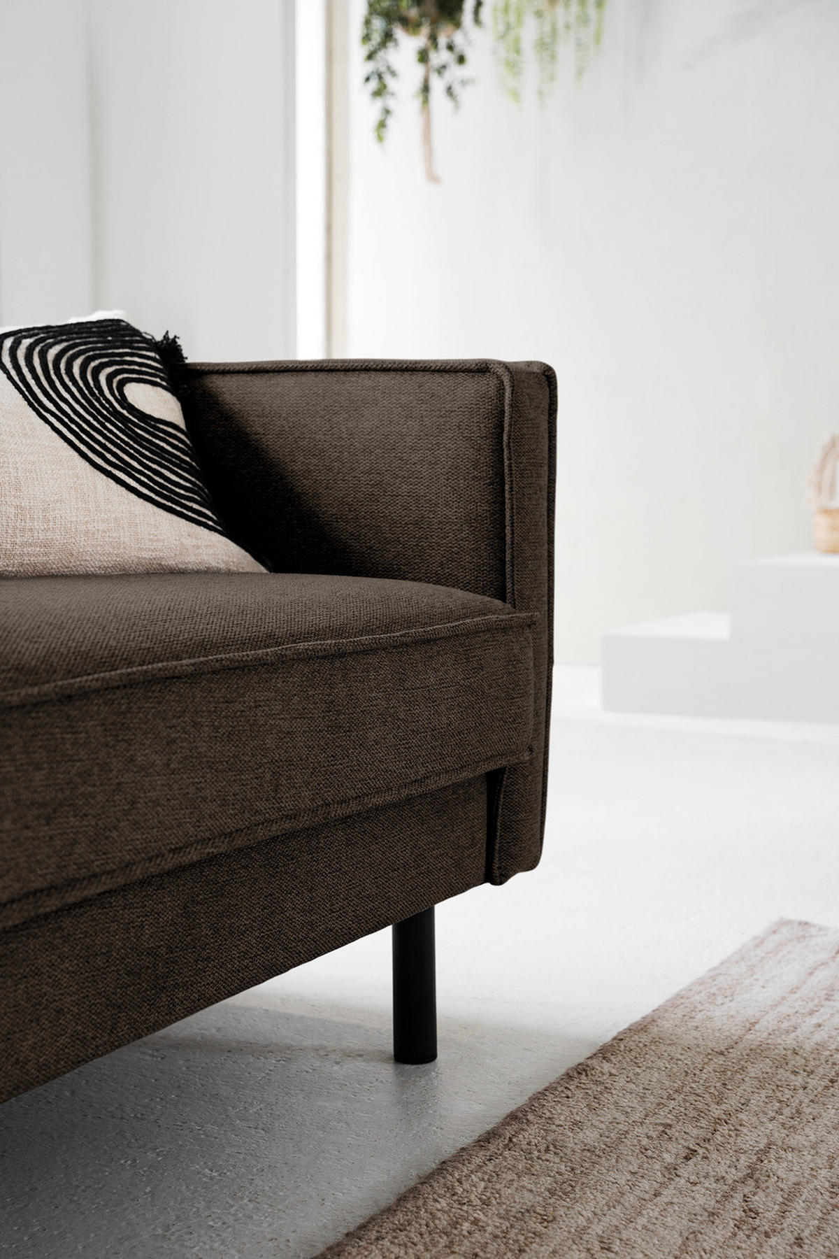 XL SESSEL - Graubraun/Schwarz, Wellpappe/Textil (117/81/96cm) - home24