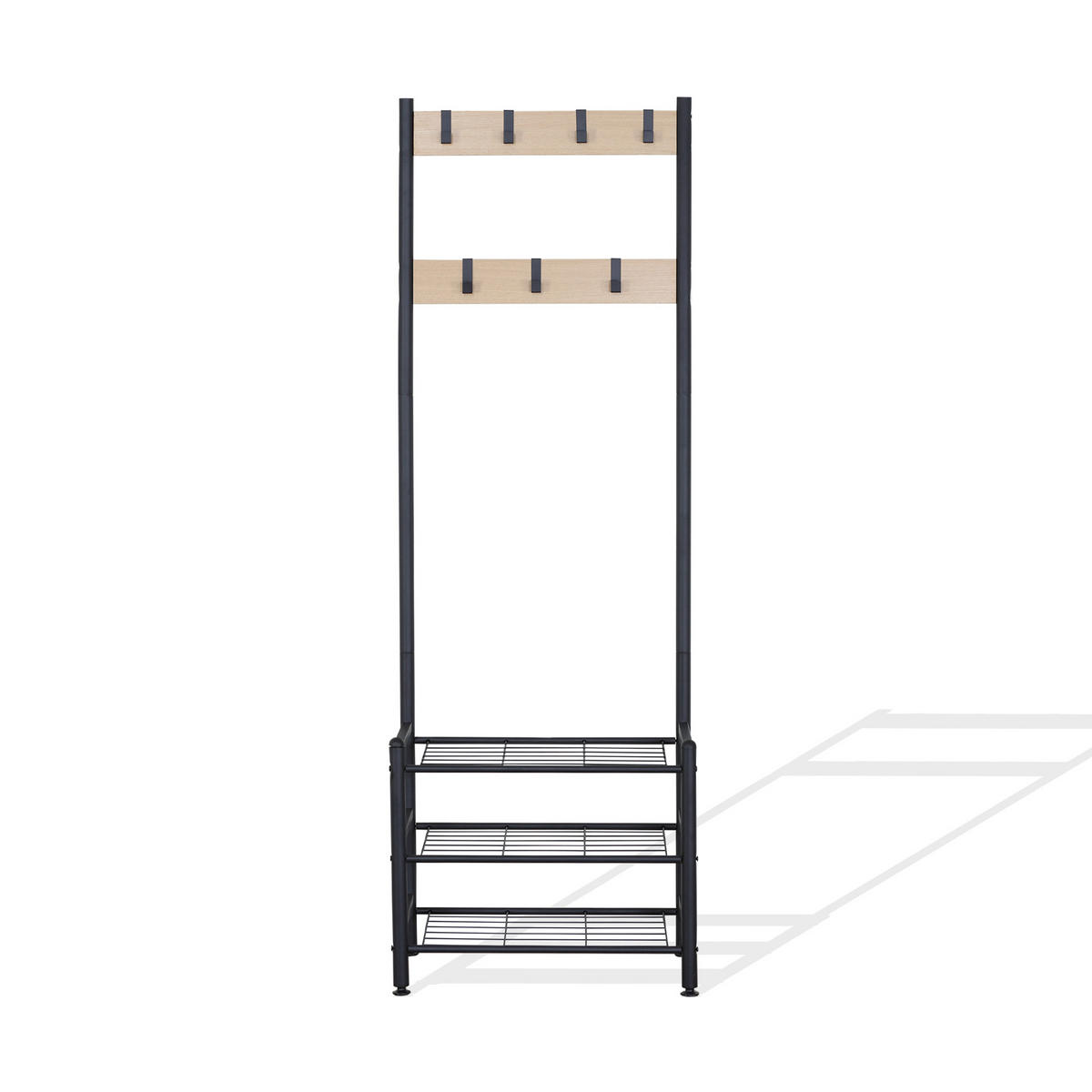GARDEROBENSTÄNDER Beige 40/60/175 cm - Beige, Metall (40/175/60cm) - Mobili Rebecca